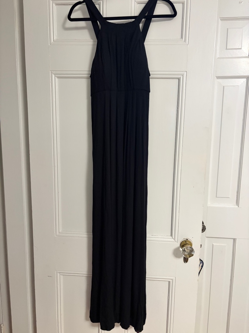 Soma Black Maxi Dress with Strappy Back